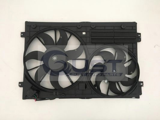FAN MOTORU ÇIFTLI KOMPLE DAVLUMBAZLI VOLKSWAGEN CADDY III 1.9 TDI 2004 - 2015 / GOLF V 1.4I - 1.6I - 1.9 TDI - 2.0 TSI 2003 - 2009 / PASSAT 1.4 TSI - 1.8 TSI - 2.0 FSI 2005 - 2008 KISA BOY