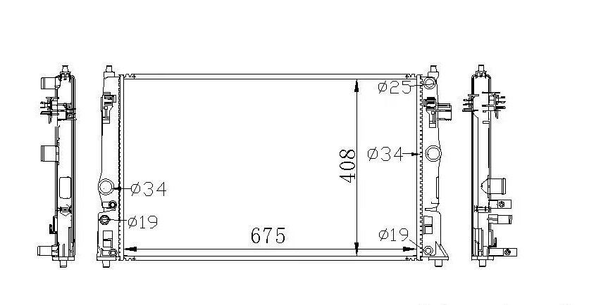 SU RADYATÖRÜ TOYOTA  COROLLA CROSS 1.8 HYBRIT 2023>