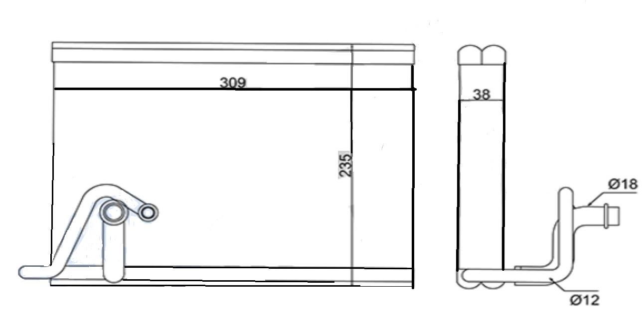 KLIMA EVAPORATÖRÜ PEUGEOT 3008 / 5008 CITROEN 2009>