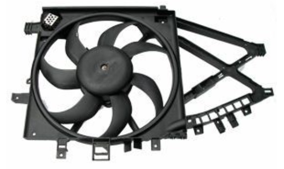 FAN MOTORU KOMPLE DAVLUMBAZLI 3 SOKETLI  OPEL CORSA C 1.7 DTI - OPEL COMBO C 1.7 DTI