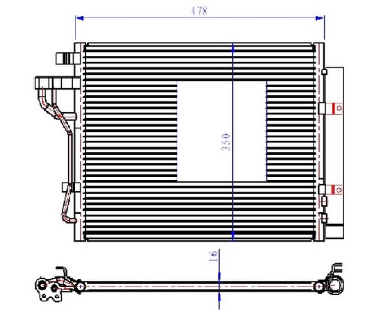KLIMA RADYATÖRÜ KIA PICANTO 1.2 2011>